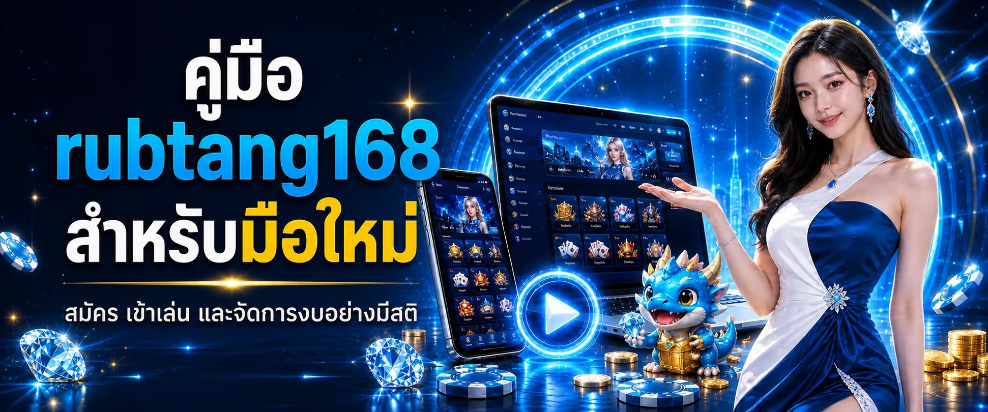 rubtang168 คู่มือมือใหม่ สมัคร ทดลองเล่น ฝากถอน